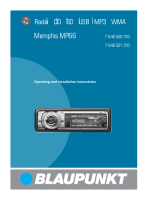 Blaupunkt Memphis-MP-66 - Owners Manual